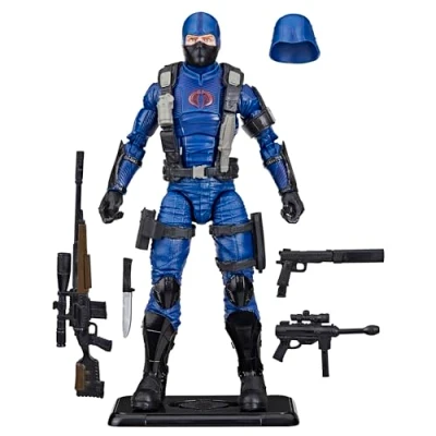 Image of G.I. Joe Classified Series Retro Cardback Cobra Trooper, Collectible 6 Inch Action Figure with 9 Accessories