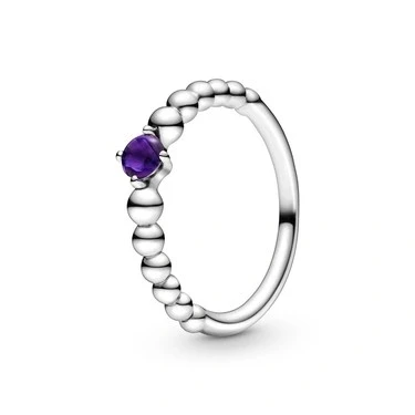Image of Pandora 198867C03 56 Women&#039;s Solitaire Ring 925 Sterling Silver with Size 58, Precious metal