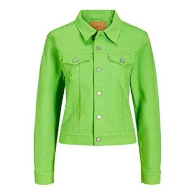 Image of JJXX Women&#039;s JXMELINA Regular Jacket AKM SN Denim, Green Flash, XS