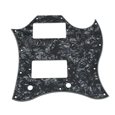 Image of Dopro American Standard SG Guitar Full Face Pickguard for USA Special Black Pearl