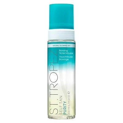 Image of St.Tropez Self Tan Purity Bronzing Water Mousse, Clear Tanning Foam, Streak Free Finish, Develops in 4 8 Hours, Vegan, Natural &amp; Cruelty Free, 200 ml