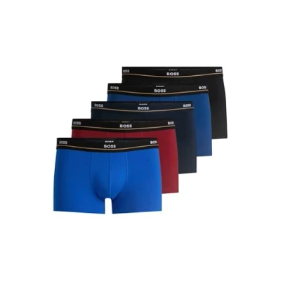 Image of BOSS 5PACK Essential Boxer shorts, Men&#039;s, Size: Small, Patterned twelve