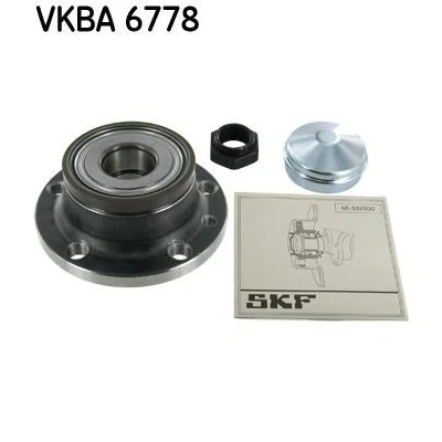 Image of 51810086, 52056182 Wheel bearing kit SKF VKBA 6778 with integrated ABS sensor FIAT: Doblo II Box Body / Estate, Tipo Hatchback, 500L