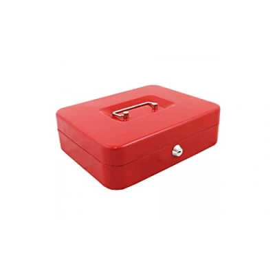Image of Alco Albert 843 12 Cash Box 310 x 225 75 mm Red
