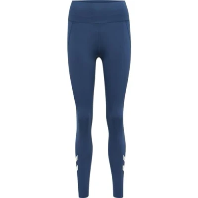 Image of hummel Hmlmt Grace Women&#039;s High Waist Tights Insignia Blue