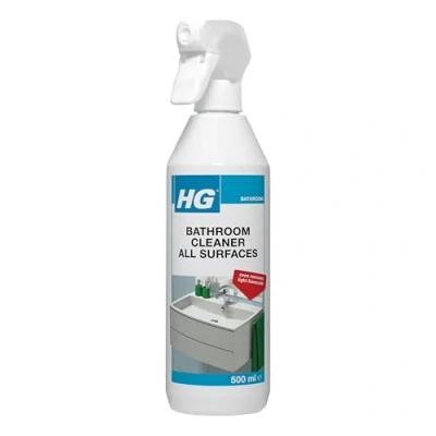 Image of HG Bathroom Cleaner Spray for All Surfaces, Universal Toilet Cleaner, Tile Shower &amp; Light Limescale Remover Descaler, Surface 500ml