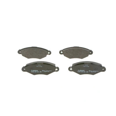 Image of 7701205512, 7701205513, 7701205995, 7701205996, 7701206811 Brake pad set BOSCH 0 986 495 235 Low Metallic RENAULT: Kangoo I, I Express