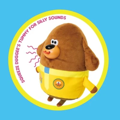 Image of Hey Duggee Toys, Silly Sounds Teddy Bear, Brown