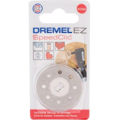 Image of Dremel 2615S545JB EZ SpeedClic Diamond Cutting Wheel, Rotary Tool Accessory with 38 mm Diameter for Hard Materials, Green,