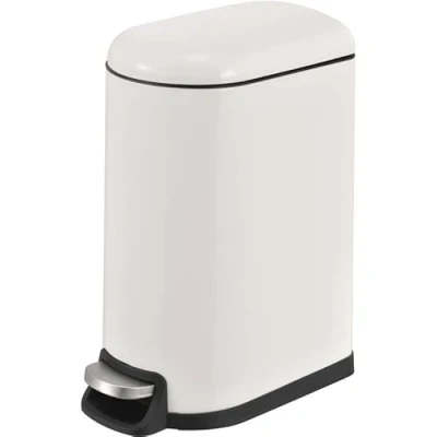 Image of Stalwart DA C10076FM40L Rectangular Soft Close Pedal Waste Bin 40L Matt White