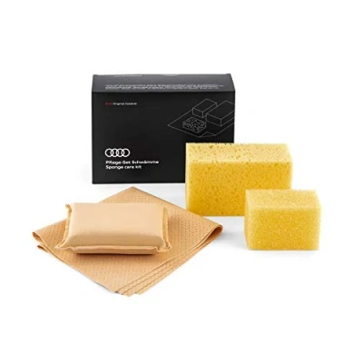 Image of Audi 4L0096166 Sponge Care Set Cleaning Sponges 4 Pieces