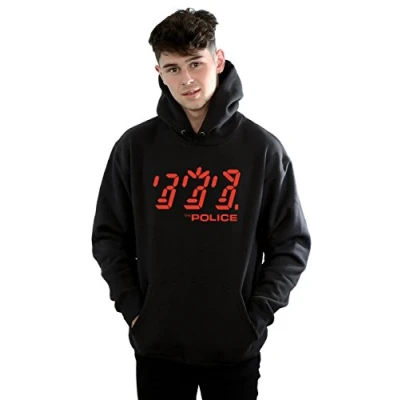 Image of The Police Men&#039;s Ghost Icon Hoodie Black Large