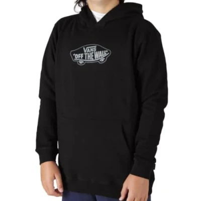 Image of Vans Classic Black Pullover Hoodie, Black, M