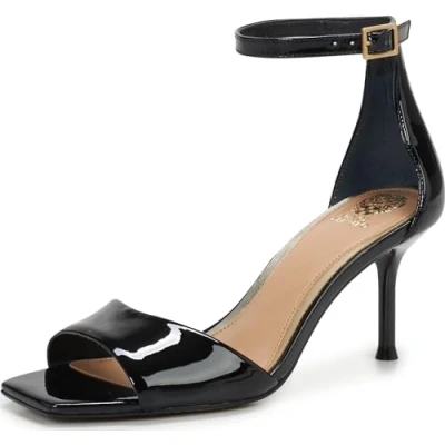Image of Vince Camuto Women&#039;s FEBE Heeled Sandal, Black, 5 UK