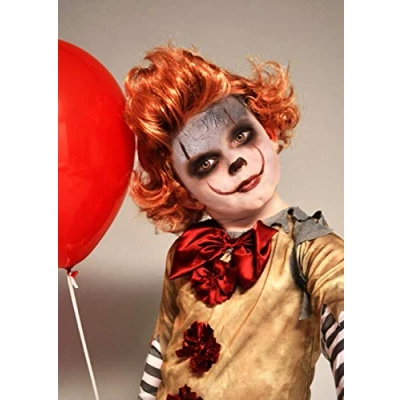 Image of It Clown Style Childrens Ginger Pennywise Wig