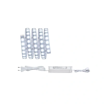 Image of Paulmann 70667 LED strip MaxLED 500 basic set incl. 1x8.5 watt dimmable lighting silver light plastic 6500 K