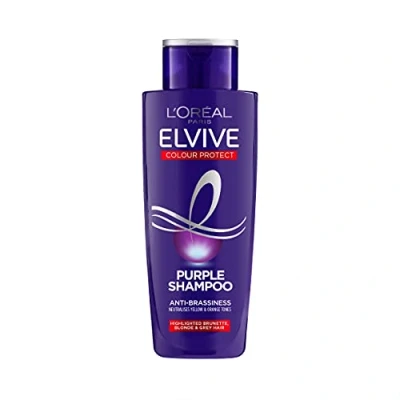 Image of L&#039;Oreal Paris Elvive Colour Protect Anti Brassiness Purple Shampoo, 200ml