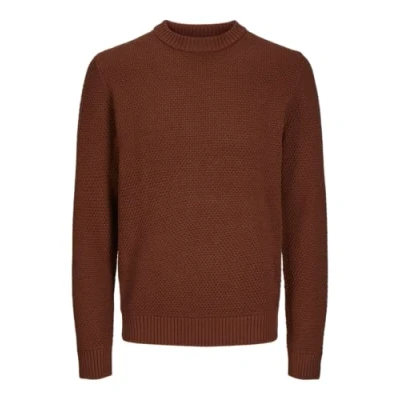 Image of JACK &amp; JONES Men&#039;s Joreaton Knit Crew Neck Bf Jumper, Sea Salt, M