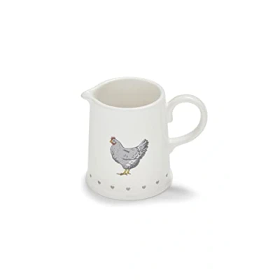Image of Cooksmart British Designed Milk Jug Ceramic for Or Creamer Jugs All Type of Kitchens Farmers Kitchen