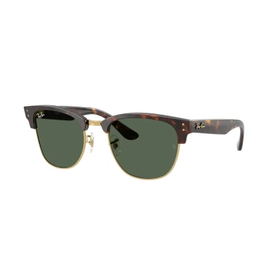 Image of Ray Ban Clubmaster Reverse Unisex Sunglasses, Size: 51, Havana