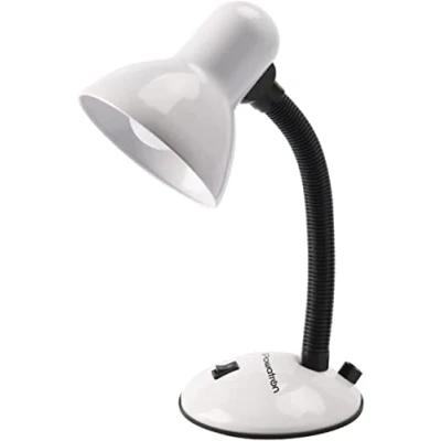 Image of SKYTE® Flexible Desk Lamp Flexi with Versatile Adjustable Neck Integral On/Off Switch Home Or Office Studies Bedroom Tables (White)