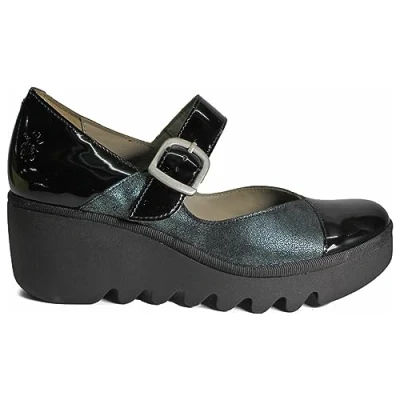 Image of Baxe428Fly Atlantis Leather Women&#039;s Wedge Shoes