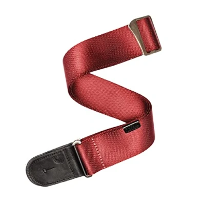 Image of D&#039;Addario Woven Guitar Strap Accessories Electric Strap, Acoustic &amp; Bass Red