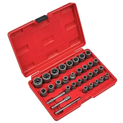 Image of Sealey Slim Design Bolt &amp; Nut Extractor Set 32pc AK8132