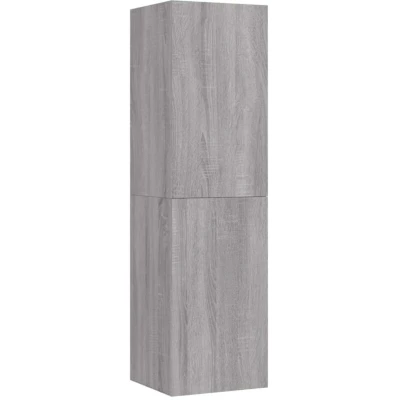 Image of vidaXL Wall mounted TV Cabinet Grey Sonoma 30.5x30x110 cm