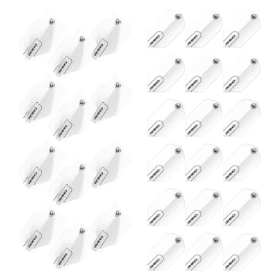 Image of WINMAU Rhino Slim White dart flights 10 sets per pack (30 in total)