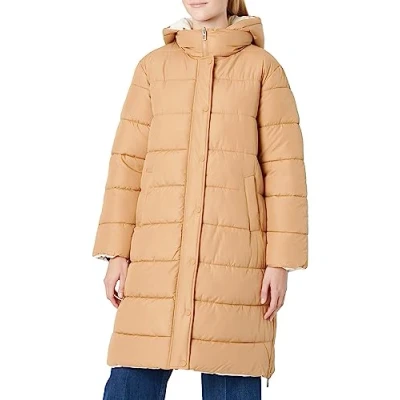 Image of TOM TAILOR Ladie&#039;s 1032493 Reversible Buffer Coat, 27841 Soft Light Camel, M