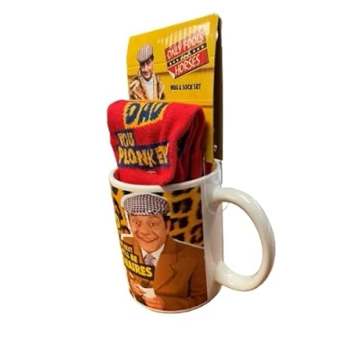 Image of Only Fools and Horses Mug &amp; Sock Set, Official BBC Merchandise