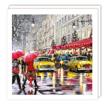 Image of Tracks Publishing Charity Christmas Cards in New York Eco Friendly Pack of 5