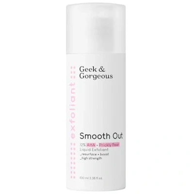 Image of Geek &amp; Gorgeous Smooth Out 12% AHA + Cactus liquid exfoliant, gives healthier younger looking skin all types, 100ml