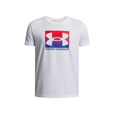 Image of Under Armour UA B Boxed Sports Update SS White / Royal YMD