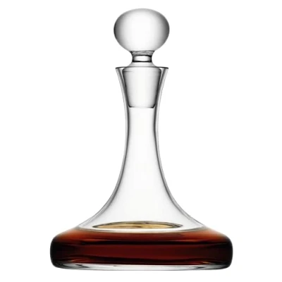 Image of LSA International Bar Ships Decanter 1 Litre Clear Unit Mouthblown and Handmade Glass BR32