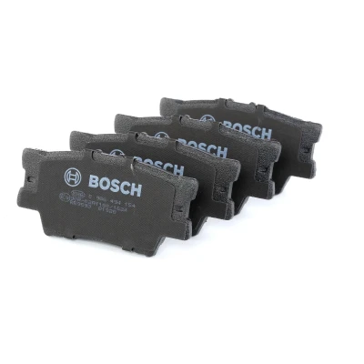 Image of 8332D1212, BP1065, E990R02A10811624 Brake pad set BOSCH 0 986 494 154 Low Metallic with anti squeak plate, mounting manual