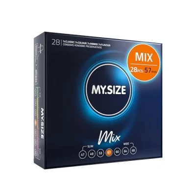 Image of My.Size Mix Condoms Size 4, 57 mm, Bulk Pack, Contains 28 Pieces