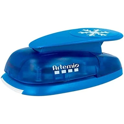 Image of Artemio Giant Lever Punch 5 cm Snowflake, Blue