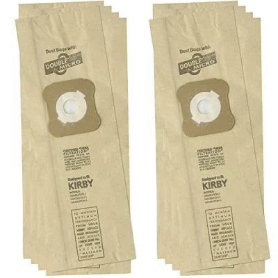 Image of Masterpart 10 x Vacuum Cleaner Hoover Dust Paper Bags For Kirby G4 G5 G6 G7 ULTIMATE G