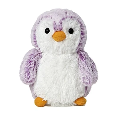 Image of Aurora World Pom Penguin Bright Violet Plush 6&quot;