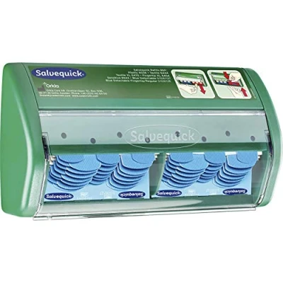 Image of SALVEQUICK Plasters Dispenser 2 x 35 Waterproof Detectable