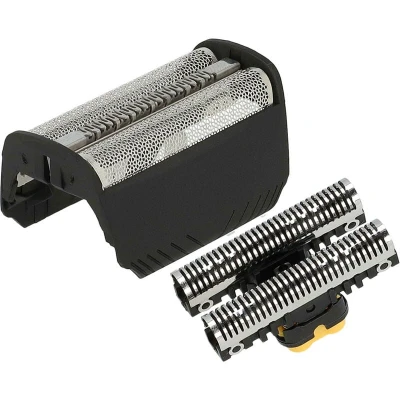 Image of vhbw Combi Pack Shaving Part compatible with Braun 5743, 5745, 5746, 7493, 7497, 7475, 7504 Electric Shaver, Foil + Blades, Black