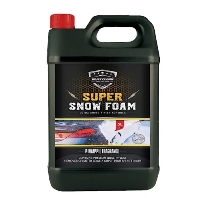 Image of Snow Foam Car Ultra Shampoo Wash Eliminates Dirt, Grime, High Gloss Finish Content Foaming Agent, Removes Dirt and Road pH Neutral,Snowfoam Cannon Super Scented Fragranced (Pineapple)