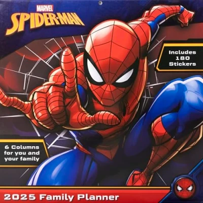 Image of Spiderman Family Planner 2025