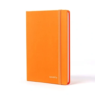 Image of Jumble and Co Moodler B6 Week to View Undated Diary Burnt Out Orange