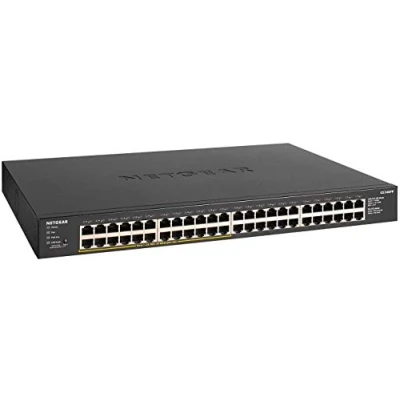 Image of NETGEAR PoE Switch 24 Port (GS348PP) 48 Gigabit Ethernet with x PoE+ 380W, Desktop/Rackmount, Sturdy Metal