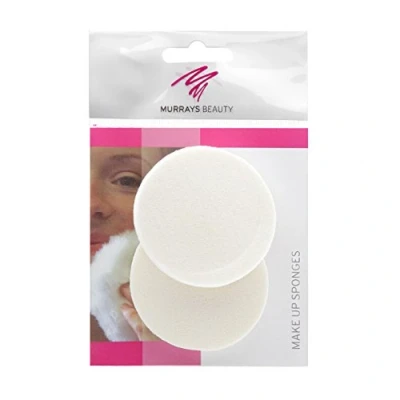 Image of Murrays Manicure Circular Makeup Sponge, 6/5 cm, Pack of 2