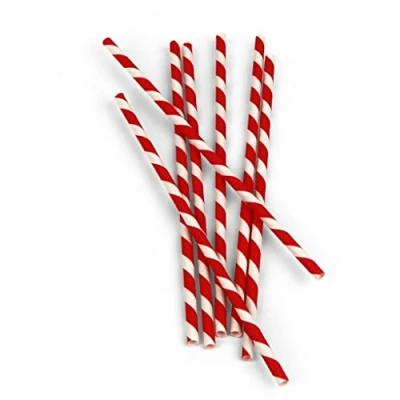 Image of Paper Straw Straws Biodegradable Milkshake Drinking &amp; Smoothie (100)