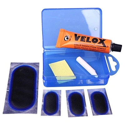 Image of Velox Tubeless Tyre Repair Kit No Seal/Bicycle Cycle Cycling Biking Bike Flat Tire Mountain MTB Road Maintenance Workshop Fix Accessories Patch Essential Fixing Cement Solution Lightweight Tool